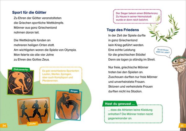 Produktbild: WAS IST WAS Erstes Lesen Band 25. Die alten Griechen