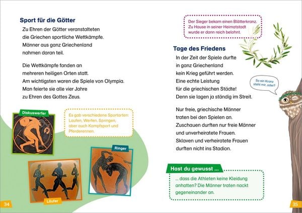 Produktbild: WAS IST WAS Erstes Lesen Band 25. Die alten Griechen