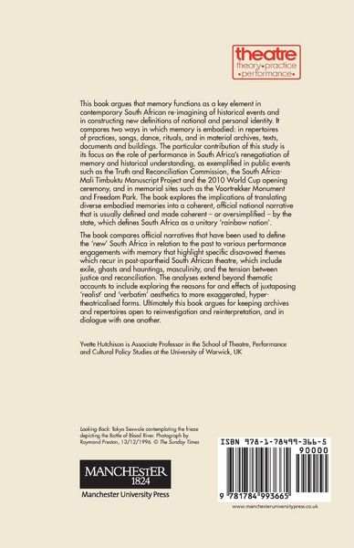 Produktbild: South African performance and archives of memory