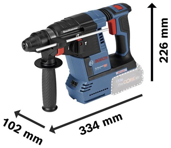Produktbild: Bosch Professional GBH 18V-26 SDS-Plus-Akku-Bohrhammer 18 V Li-Ion inkl. Koffer, ohne Akku, ohne Ladeger&auml;t