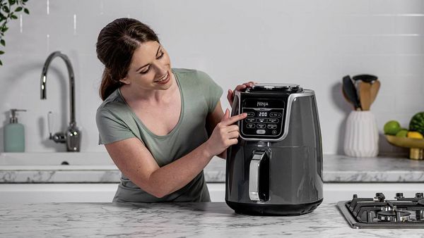 Produktbild: Ninja SharkAF160EUR Max Hei&szlig;luft-Fritteuse 5.2l 1750W Grau, Schwarz