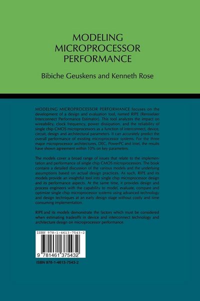 Produktbild: Modeling Microprocessor Performance