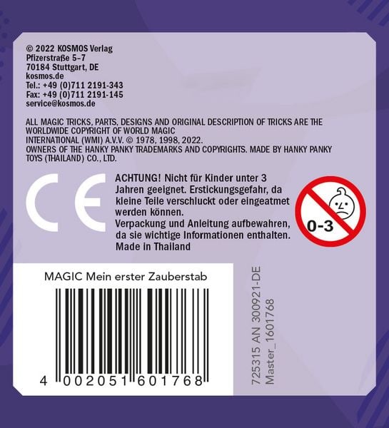 Produktbild: Magic - Mein erster Zauberstab - Sortiert  - 1 Stk.