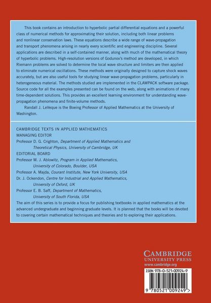 Produktbild: Finite Volume Methods for Hyperbolic Problems