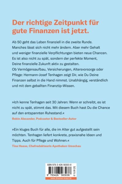 Produktbild: Finanzen ab 50: Es ist nicht zu sp&auml;t