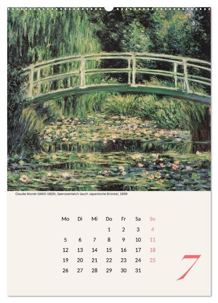 Produktbild: Claude Monet Impressionen 2027 (hochwertiger Premium Wandkalender 2027 DIN A2 hoch), Kunstdruck in Hochglanz