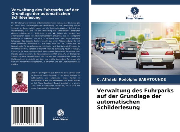 Produktbild: Verwaltung des Fuhrparks auf der Grundlage der automatischen Schilderlesung