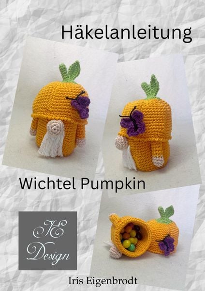 Produktbild: H&auml;kelanleitung Wichtel Pumpkin