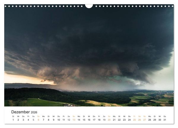 Produktbild: Faszination Gewitter (Wandkalender 2026 DIN A3 quer), CALVENDO Monatskalender