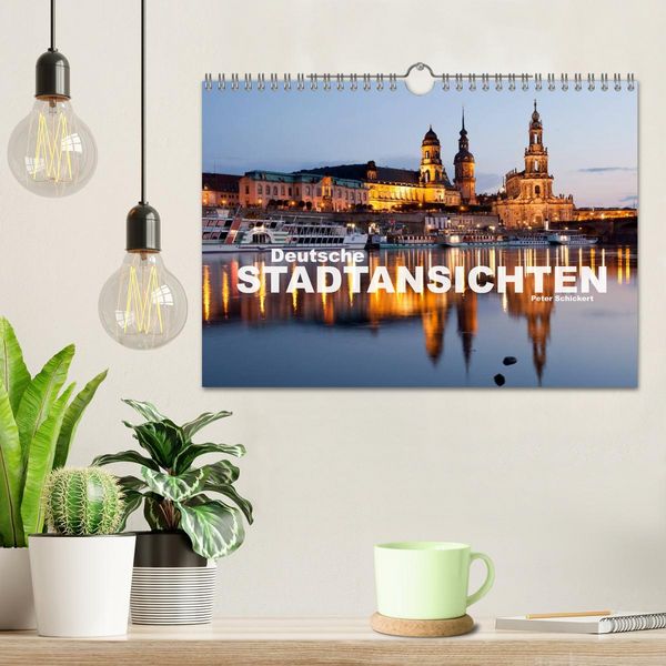 Produktbild: Deutsche Stadtansichten (Wandkalender 2026 DIN A4 quer), CALVENDO Monatskalender