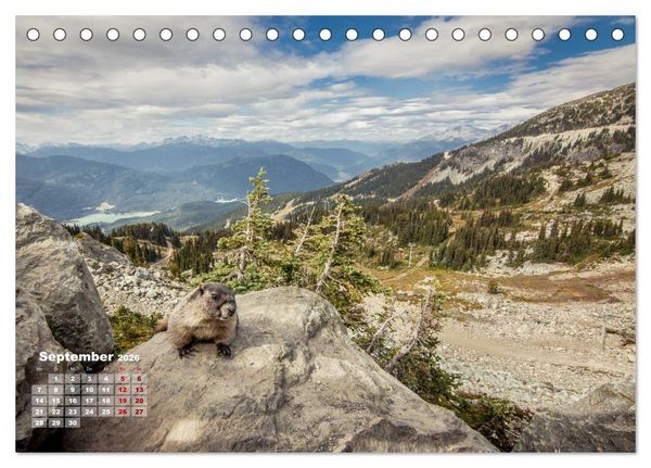 Produktbild: Vancouver & British Columbia (Tischkalender 2026 DIN A5 quer), CALVENDO Monatskalender