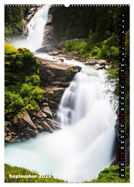 Produktbild: Wasserf&auml;lle. Beindruckende Schauspiele der Natur (Wandkalender 2026 DIN A2 hoch), CALVENDO Monatskalender
