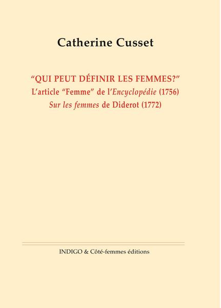 Produktbild: Qui peut d&eacute;finir les femmes ?
