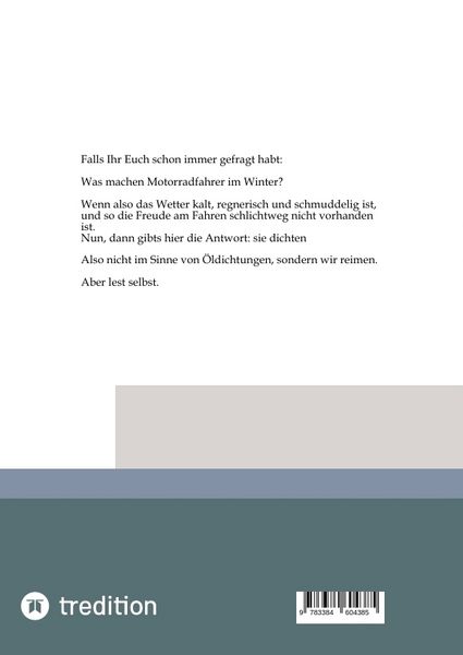 Produktbild: Was machen Motorradfahrer im Winter?