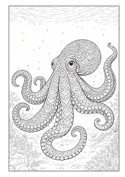 Produktbild: Mandala Tiere Malbuch f&uuml;r Erwachsene mit 50 sch&ouml;nen Ausmalmotiven