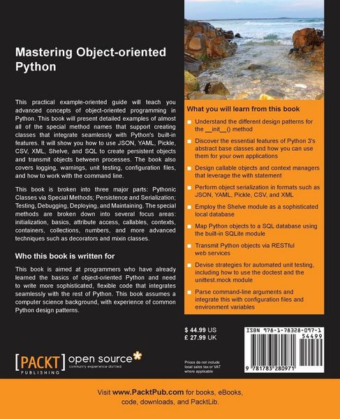 Produktbild: Mastering Object Oriented Python