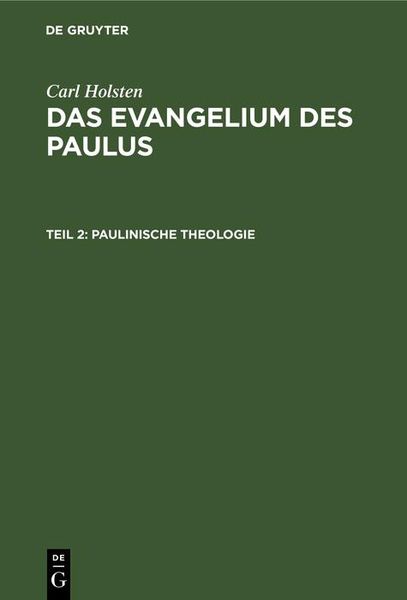 Produktbild: Paulinische Theologie