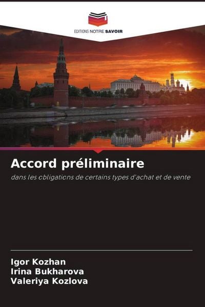 Produktbild: Accord pr&eacute;liminaire