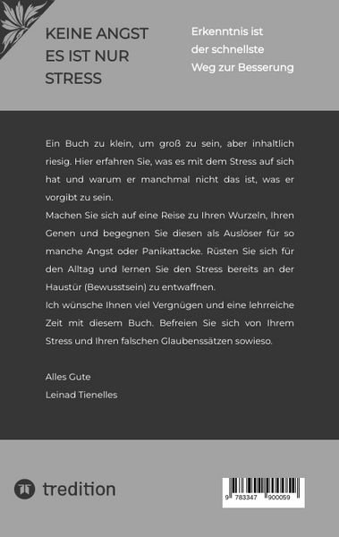 Produktbild: Keine Angst es ist nur Stress