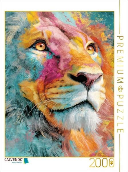 CALVENDO Puzzle Neo expressive Tierportraits | 2000 Teile Lege-Größe 90x67cm Foto-Puzzle für glückliche Stunden