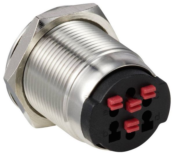 Produktbild: TRU COMPONENTS TC-13224200 ONPOW6319F-10E/Q/Y/12V/S Drucktaster 36 V DC/AC 2 A 1 x Aus/(Ein) tastend Gelb IP65 1 St.