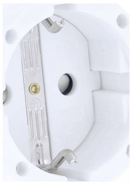 Produktbild: AS Schwabe 62224 Schutzkontaktkupplung PVC 230V Wei&szlig;