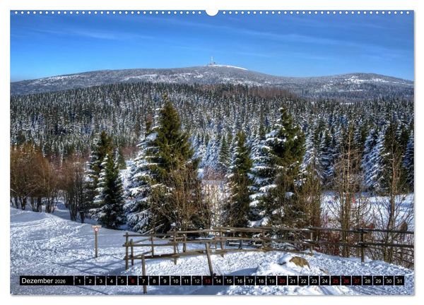 Produktbild: Harz Landschaften (hochwertiger Premium Wandkalender 2026 DIN A2 quer), Kunstdruck in Hochglanz