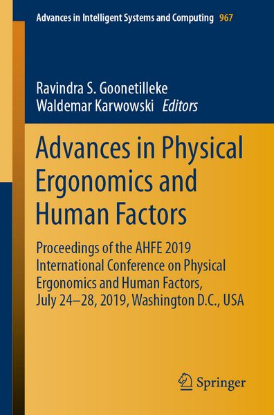 Produktbild: Advances in Physical Ergonomics and Human Factors