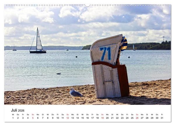 Produktbild: Strande und B&uuml;lk 2026 (hochwertiger Premium Wandkalender 2026 DIN A2 quer), Kunstdruck in Hochglanz