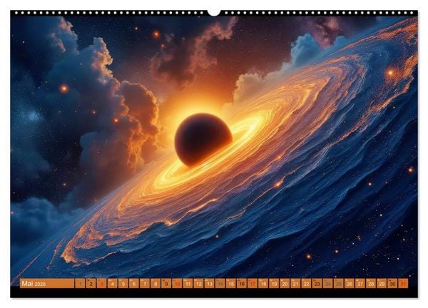 Produktbild: Ferne Galaxien (Wandkalender 2026 DIN A2 quer), CALVENDO Monatskalender