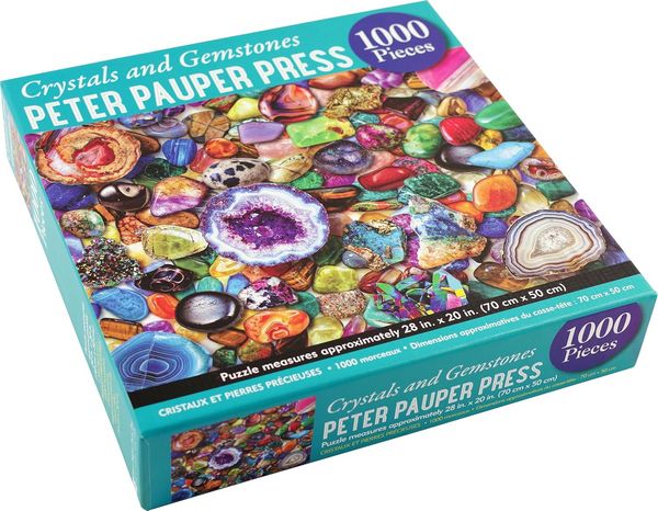 Crystals and Gemstones 1000 Piece Jigsaw Puzzle