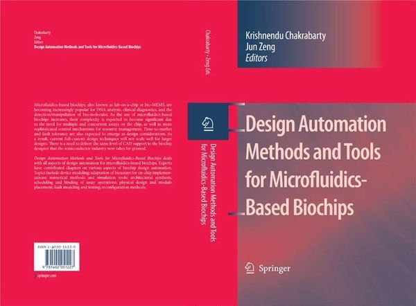 Produktbild: Design Automation Methods and Tools for Microfluidics-Based Biochips