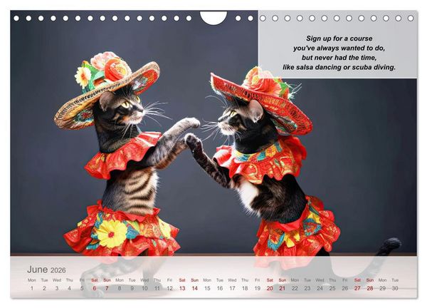 Produktbild: Positive new start after divorce (Wall Calendar 2026 DIN A4 landscape), CALVENDO 12 Month Wall Calendar