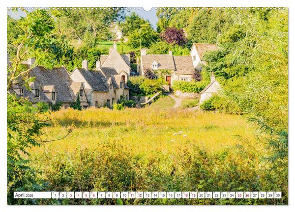 Produktbild: Die englischen Cotswolds (Wandkalender 2026 DIN A2 quer), CALVENDO Monatskalender