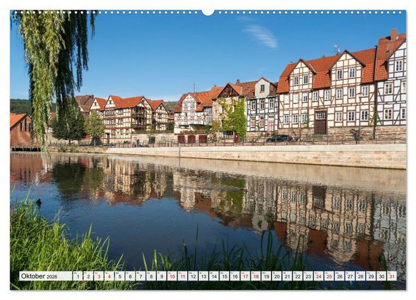 Produktbild: Das Weserbergland (hochwertiger Premium Wandkalender 2026 DIN A2 quer), Kunstdruck in Hochglanz