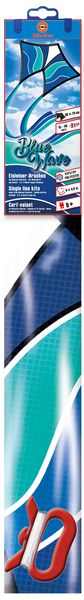 Produktbild: Paul G&uuml;nther 1158 - Einleiner-Drachen Blue Wave aus Ripstop-Polyester, mit Schwanz, Wickelgriff, Schnur, 90x70 cm, ab 6 Jahren