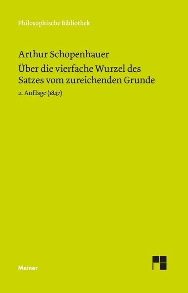 Produktbild: &Uuml;ber die vierfache Wurzel des Satzes vom zureichenden Grunde
