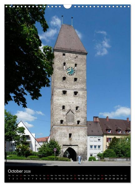 Produktbild: Ulm, City on the River Danube / UK-Version (Wall Calendar 2026 DIN A3 portrait), CALVENDO 12 Month Wall Calendar