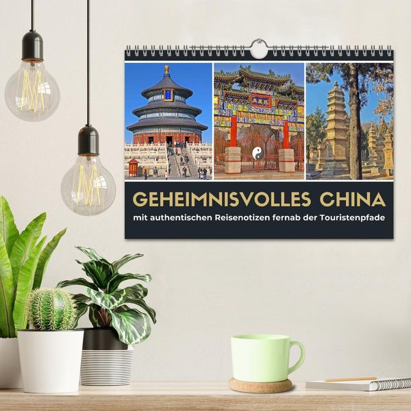 Produktbild: Geheimnisvolles China 2026 (Wandkalender 2026 DIN A4 quer), CALVENDO Monatskalender