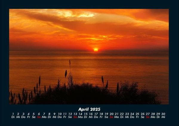 Produktbild: Sonnenuntergang 2025 Fotokalender DIN A4
