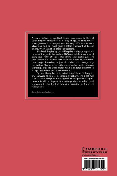 Produktbild: Analysis of Variance in Statistical Image Processing