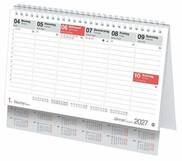 Produktbild: Schreibtischkalender &Ouml;sterreich klein 2027