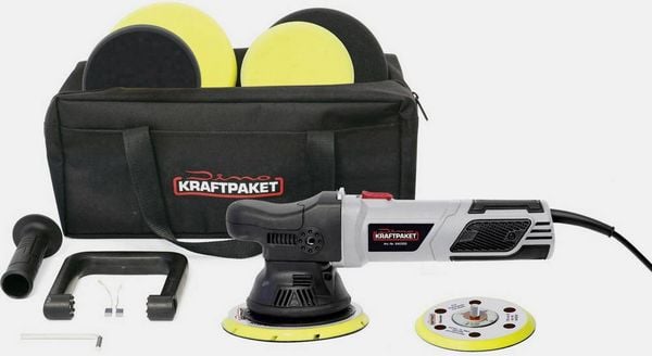 Produktbild: Dino KRAFTPAKET 640301 Exzenterpoliermaschine 230V 900W 1600 - 4200 U/min 12.5mm