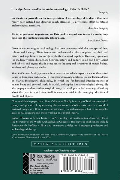 Produktbild: Time, Culture and Identity