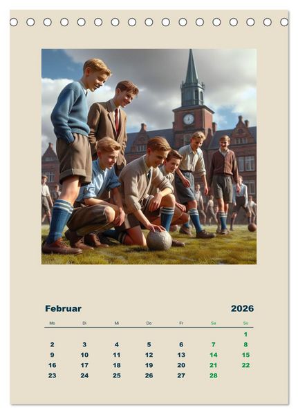 Produktbild: Gute alte Zeit der sechziger Jahre (Tischkalender 2026 DIN A5 hoch), CALVENDO Monatskalender