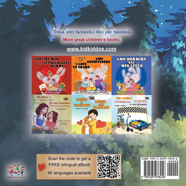 Produktbild: Under the Stars (Italian English Bilingual Children's Book)