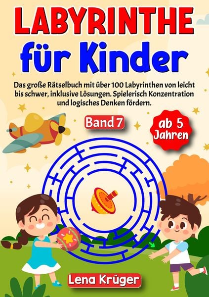 Labyrinthe für Kinder ab 5 Jahren - Band 7, Taschenbuch von Lena Krüger, Tredition, 9783384157157