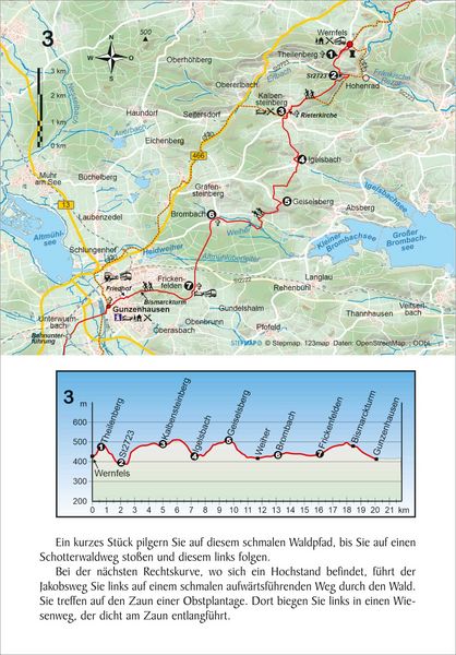 Produktbild: Jakobsweg N&uuml;rnberg &ndash; Konstanz