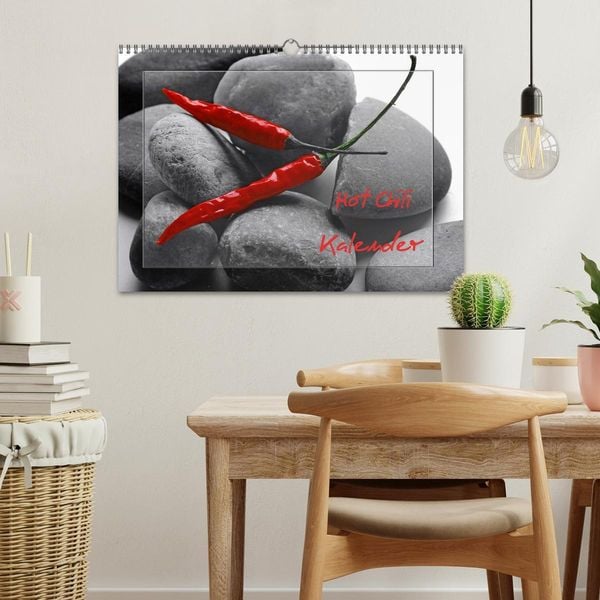 Produktbild: Hot Chili K&uuml;chen Kalender (Wandkalender 2026 DIN A3 quer), CALVENDO Monatskalender