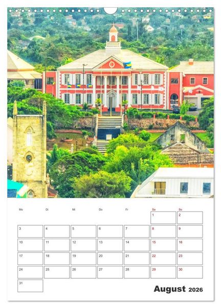 Produktbild: Nassau - Reiseplaner (Wandkalender 2026 DIN A3 hoch), CALVENDO Monatskalender